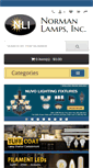 Mobile Screenshot of normanlamps.com